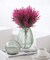 8-Bundle Artificial Outdoor Flowers – Faux Lavender and Fern Plants, UV-Resistant Plastic Shrubs for Indoor/Outdoor Hanging Decorations (Fuchsia)